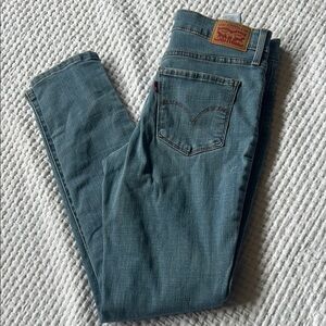 Levi's Blue Slim Fit Jeans with Classic Stitching
